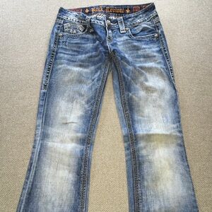 Rock Revival Women's Light Blue Flare Jeans 26